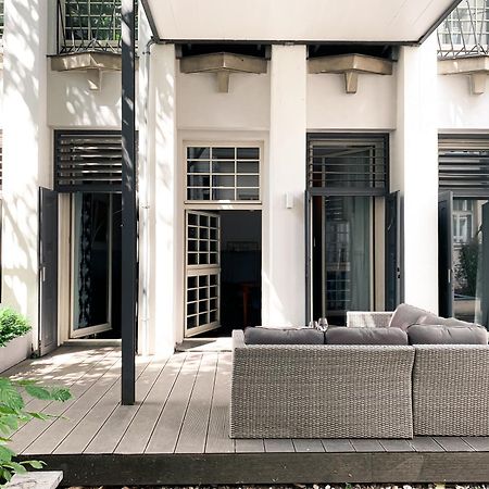 Designer Loft-Ferienwohnung Im Zentrum Mit Tiefgaragen-Parkplatz, Waschmaschine Und Privatterrasse 라이프치히 외부 사진